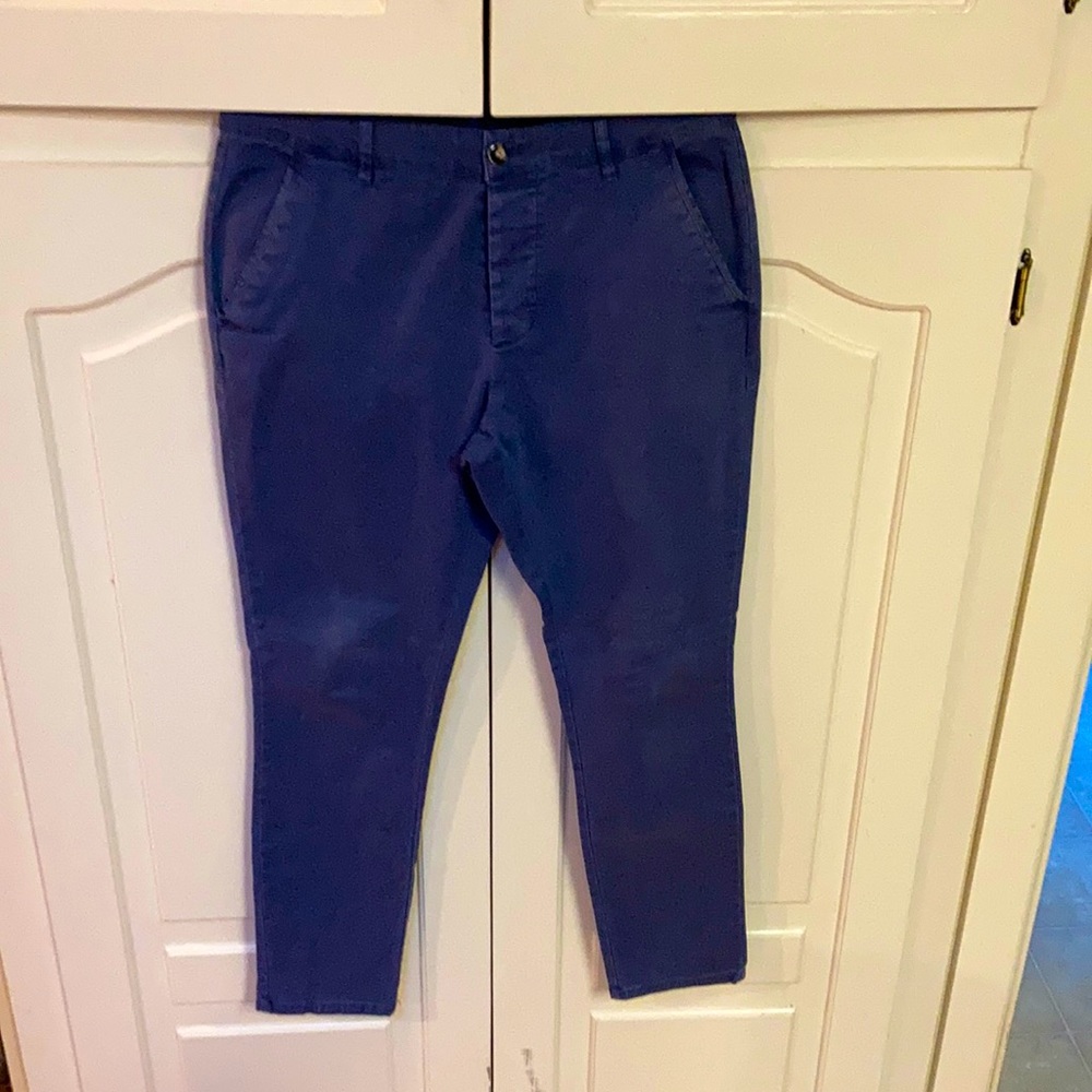 ASOS, 32x30, light blue chino